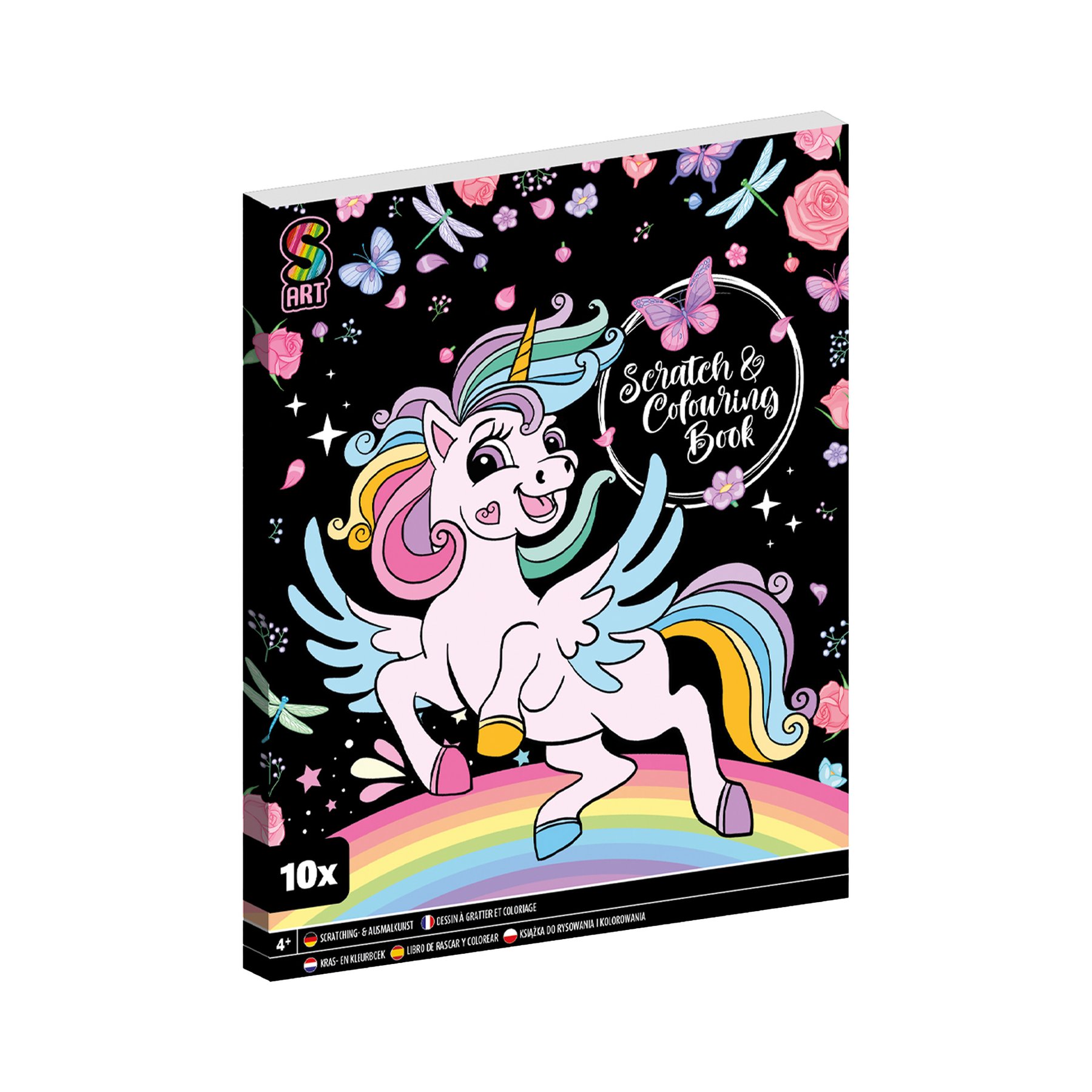 Moxy Scratch and color kit Unicorn, 10 sheets