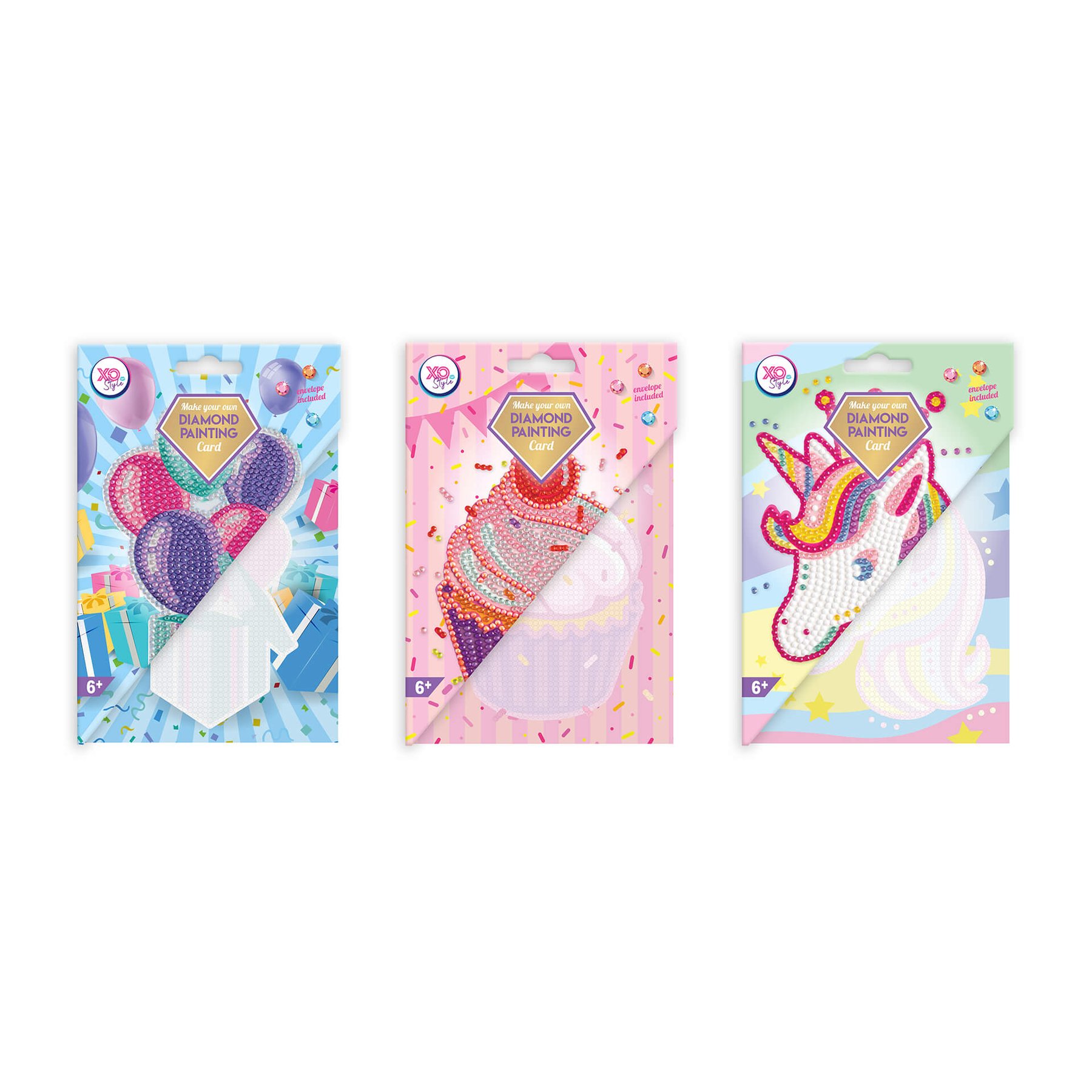 Moxy Bead-art card, assorted, 48 pcs