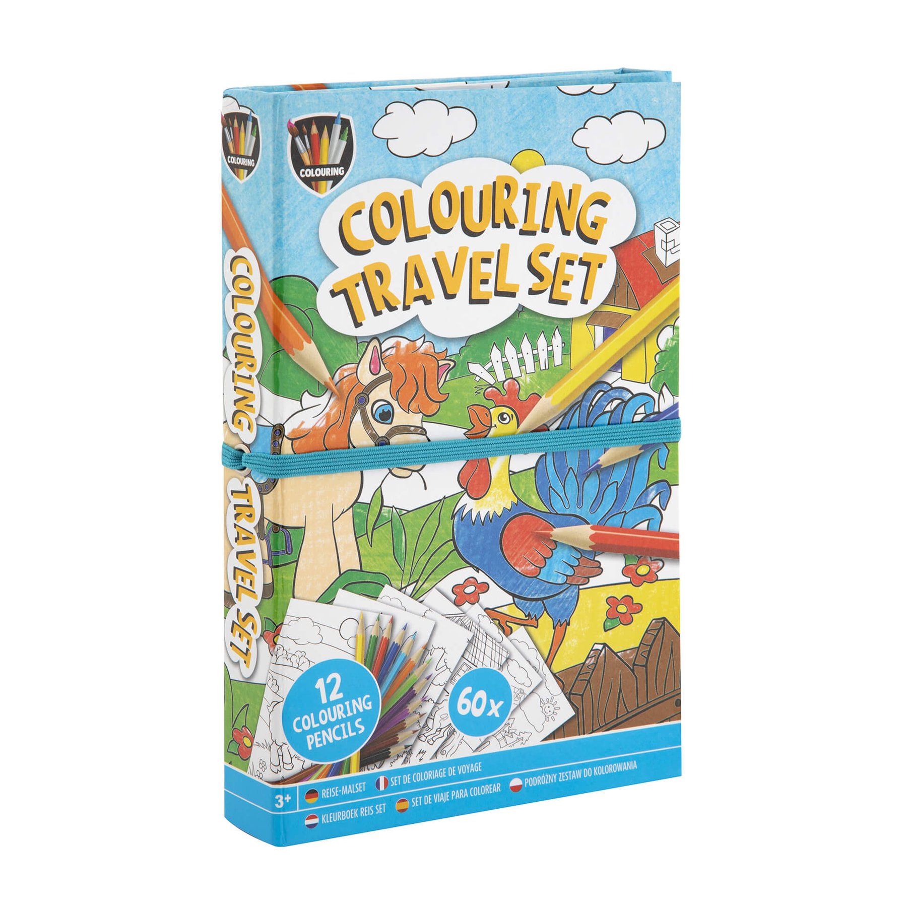 Moxy Colouring Set Animals, travel edition