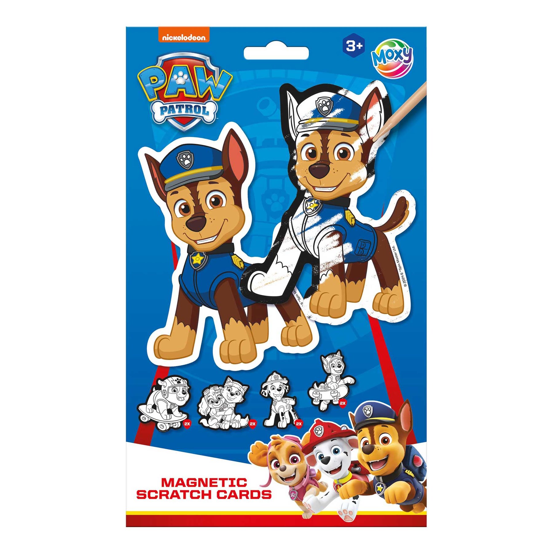 Moxy Scratch magnets Paw Patrol, 10 pieces