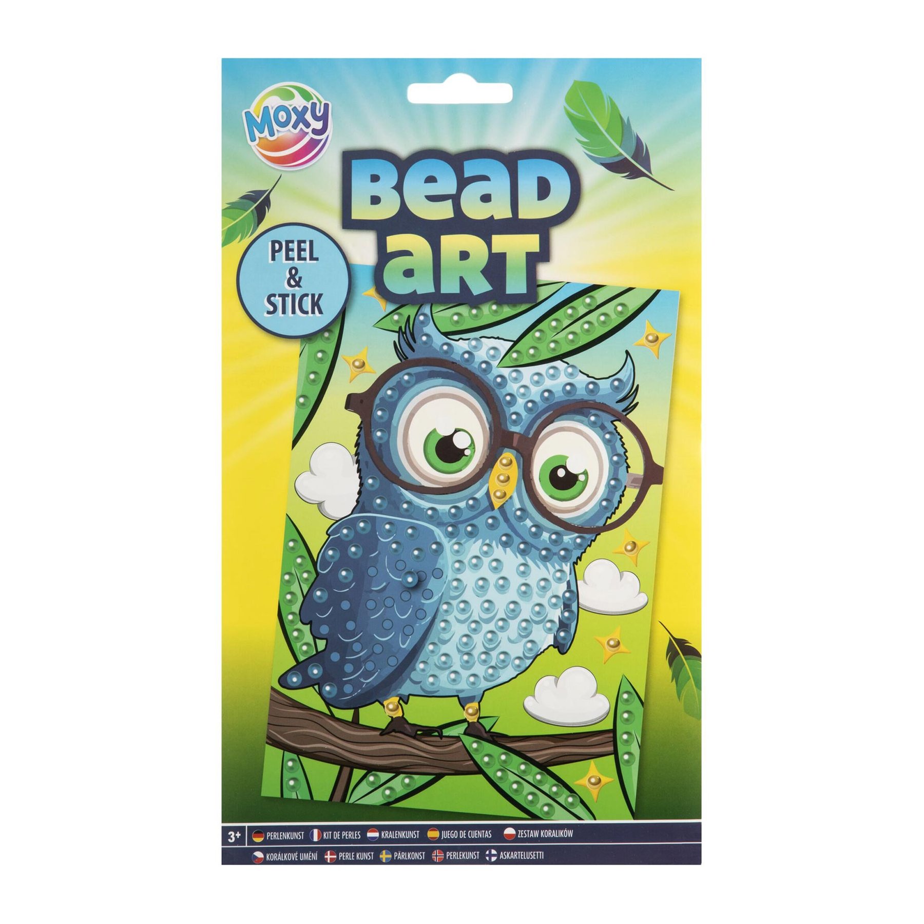 Moxy Bead Painting - Owl, A5