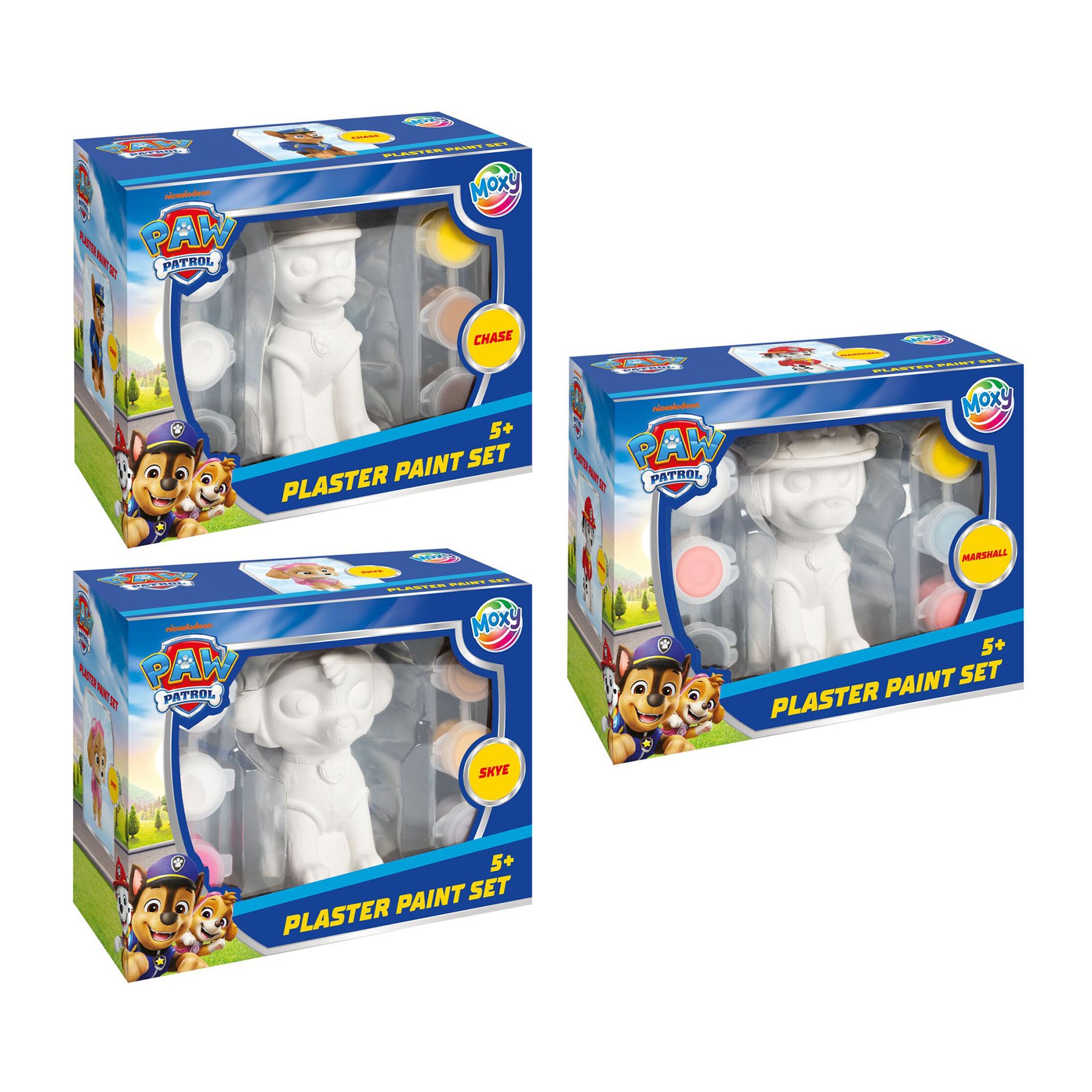 Moxy Paintable figurine, with brush and 6 paints, assorted