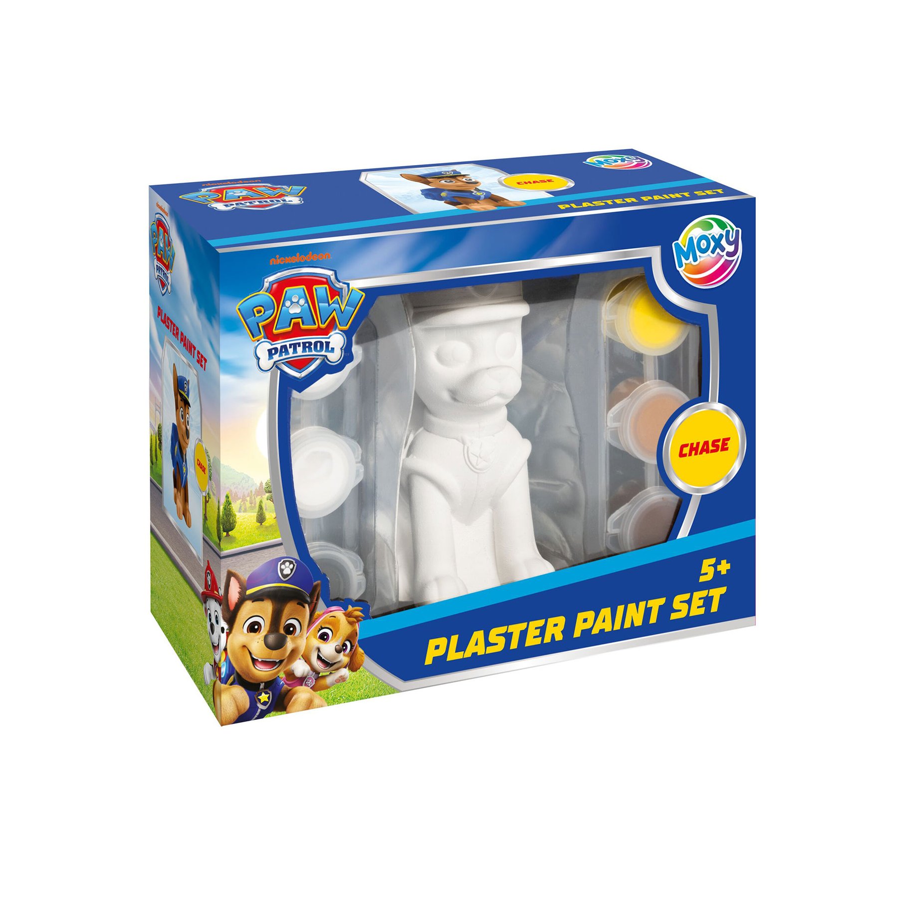 Moxy Paintable figurine Chase, with brush and 6 paints