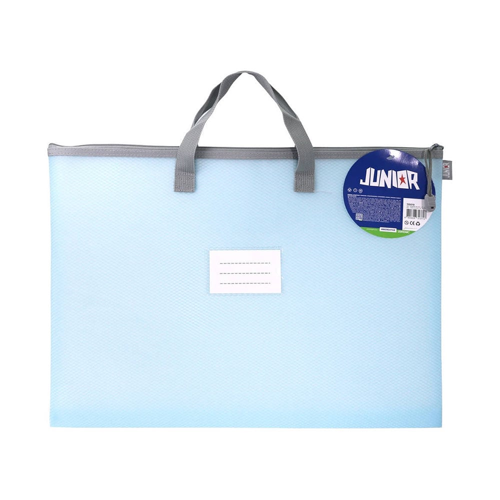 Junior Bop Art Folder/Bag, with handles, A3, blue