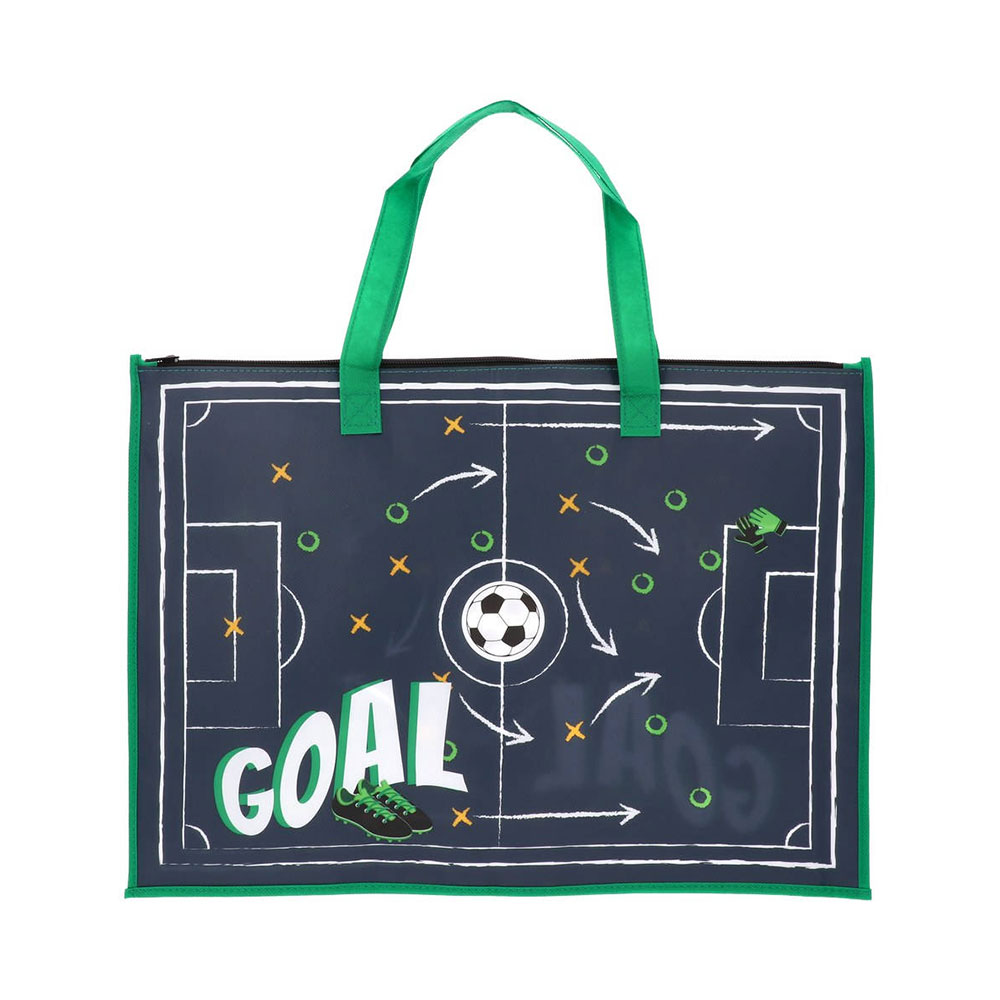 Чанта за рисунки Sazio, футбол, А3, с дръжки