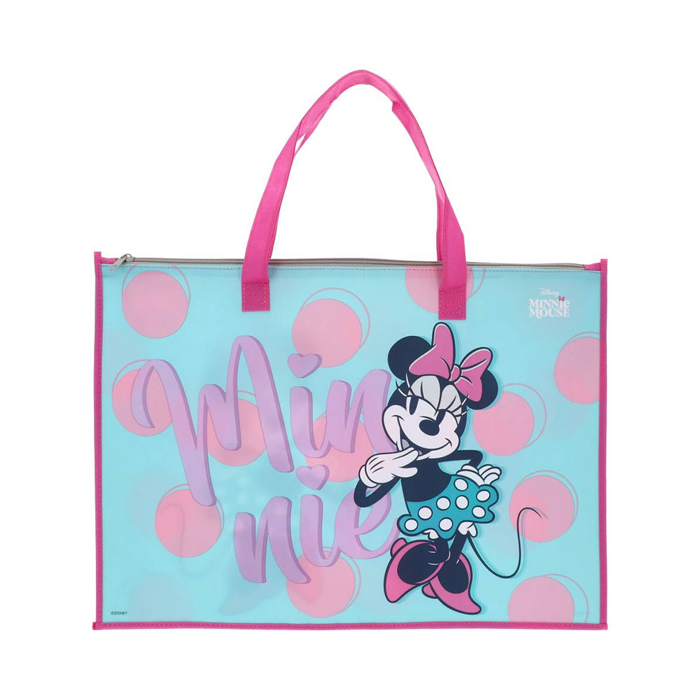 Sazio Drawing Bag, Minnie Mouse, A3, with Handles