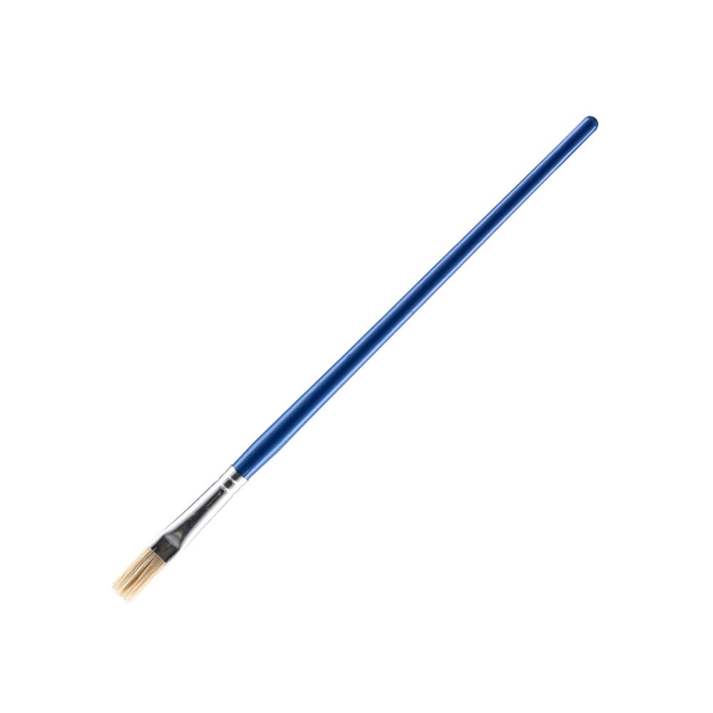 Junior Azure Paint Brush, No. 12, flat