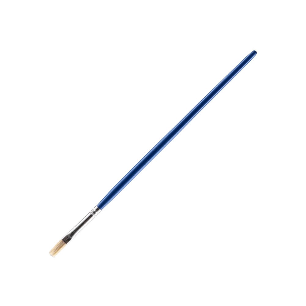 Junior Azure Paint Brush, No. 4, flat