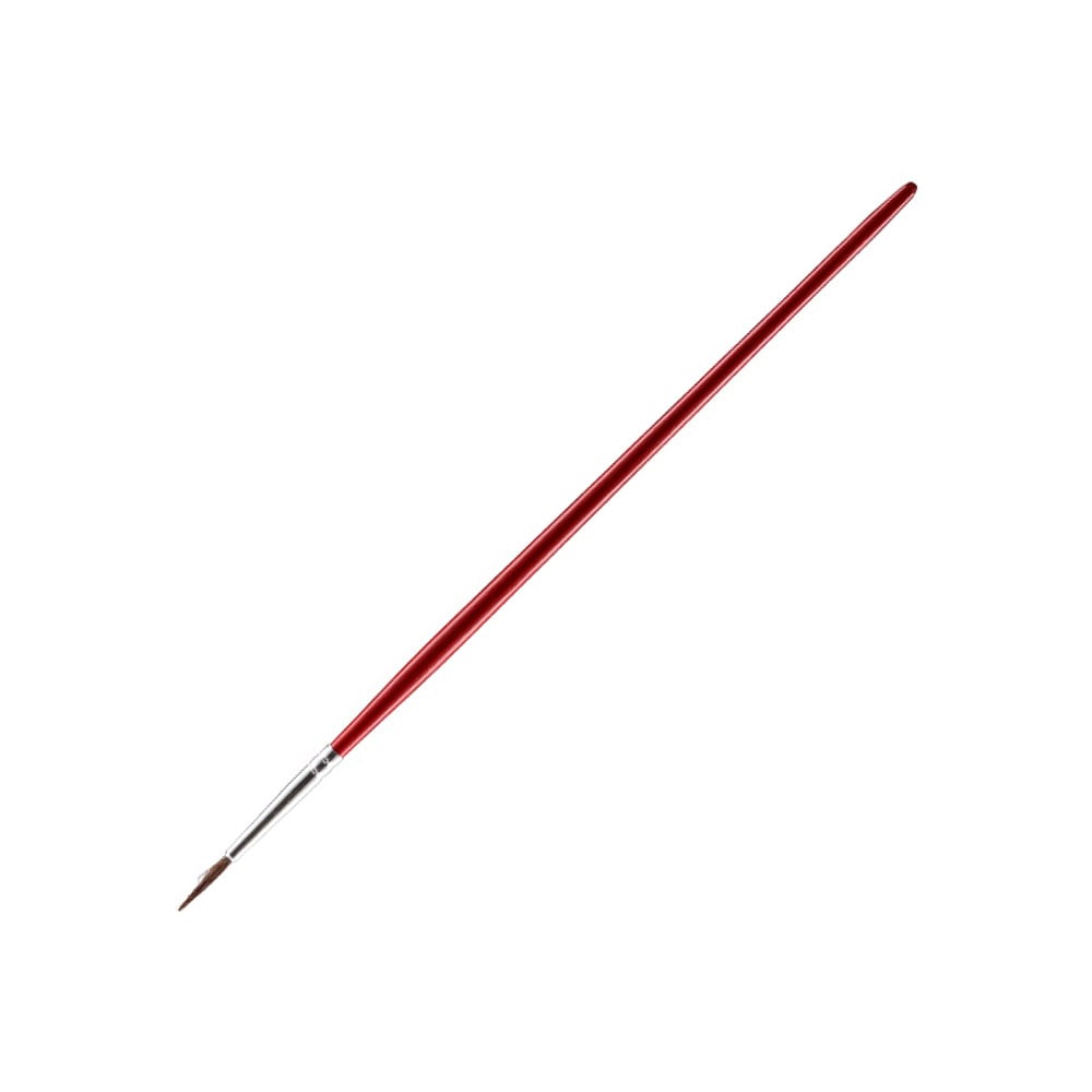 Junior Ruby Paint Brush, No. 0, round