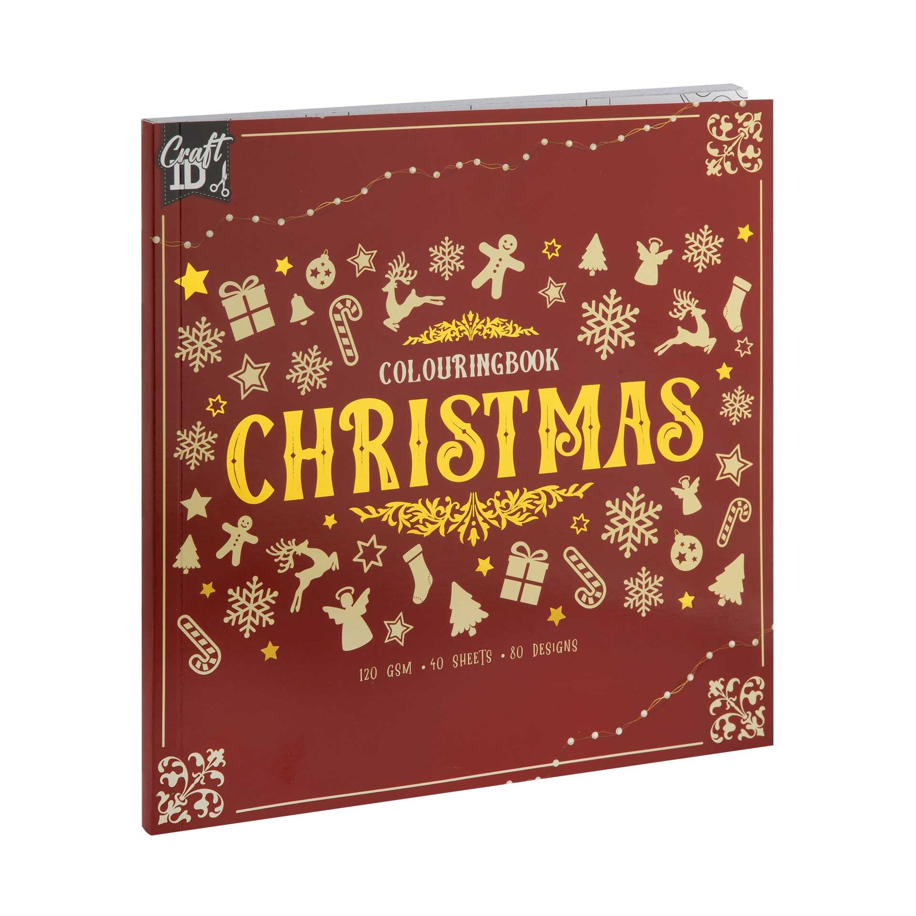 Craft ID Coloring book, christmas motifs, 40 sheets