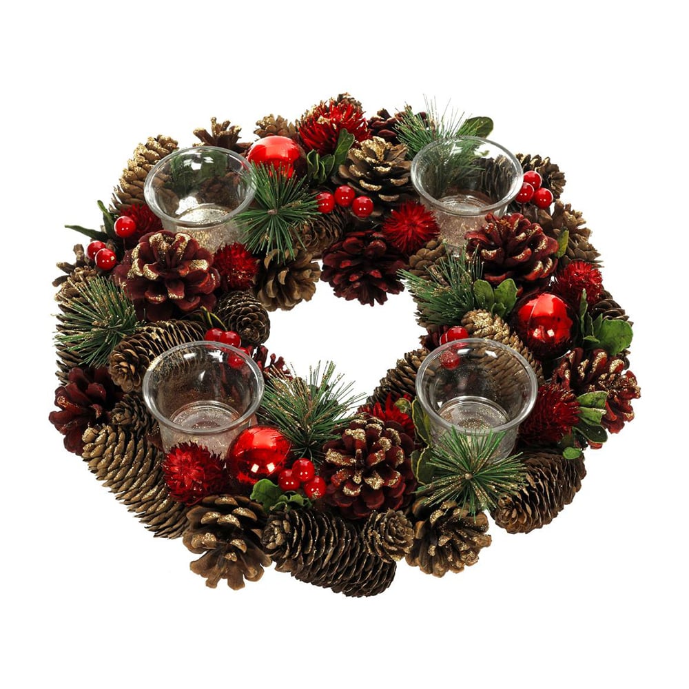 Retlux Candle holder RXL 479, wreath type, 34 cm