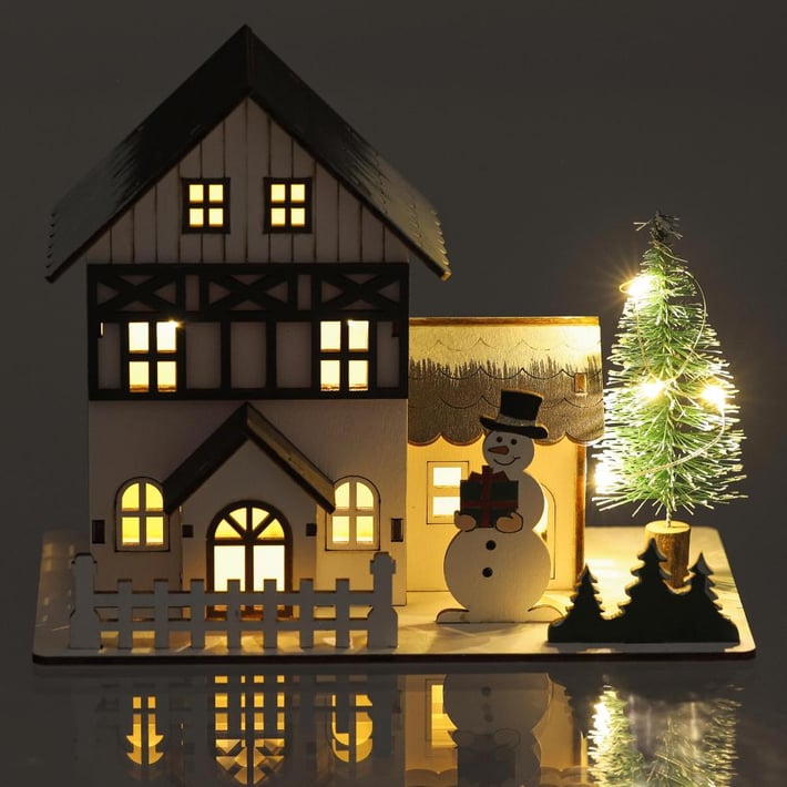 Retlux Christmas decoration RXL 465 - House with snowman
