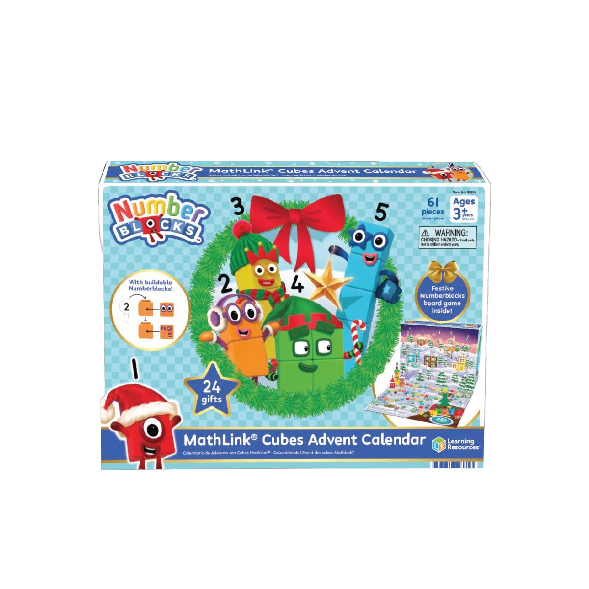 Learning Resources Numberblocks MathLink Cube Advent Calendar