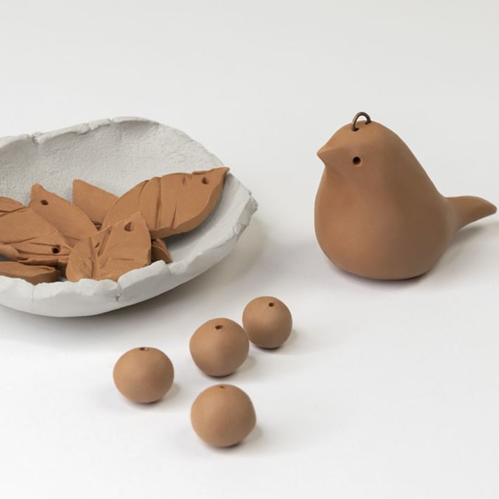 Milan Modeling clay, natural, 400 g, white