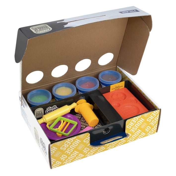 Milan Modelling dough Soft Dough - Burger Set