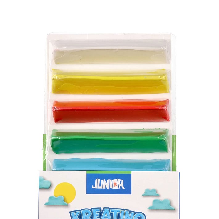 Пластилин Junior Kreatino Pyramid, 200 g, 8 цвята