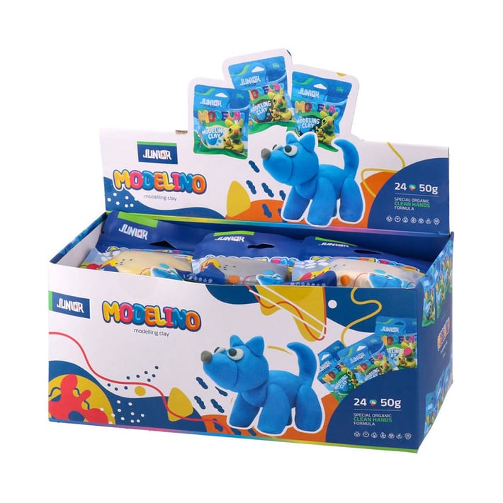 Junior Modelino Plasticine, 50 g, assorted, 1 pc