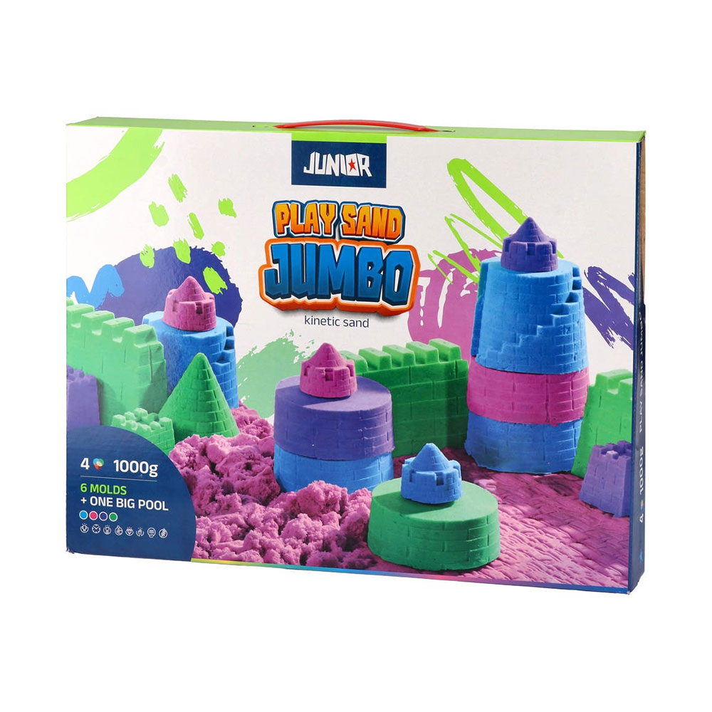 Junior Play Sand Kinetic Sand Set, castle, 1000 g