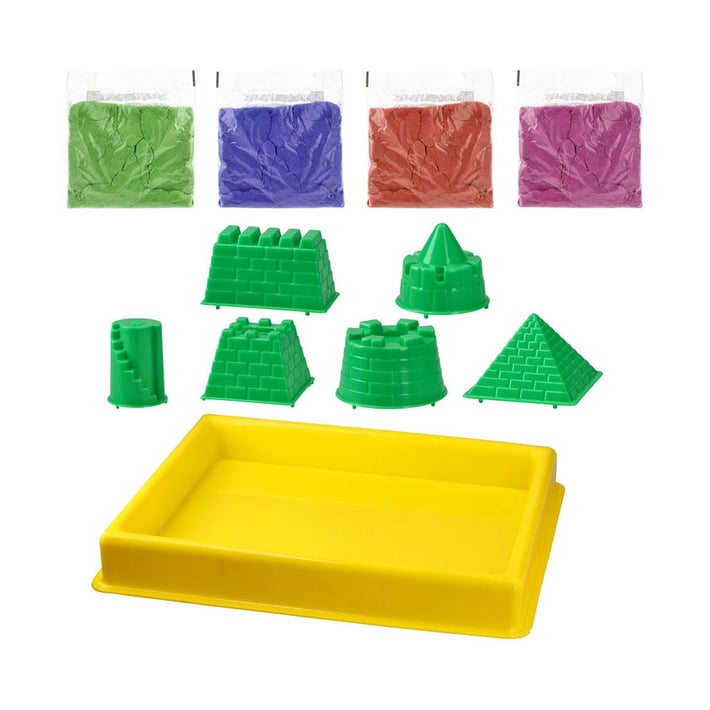 Junior Play Sand Kinetic Sand Set, castle, 1000 g