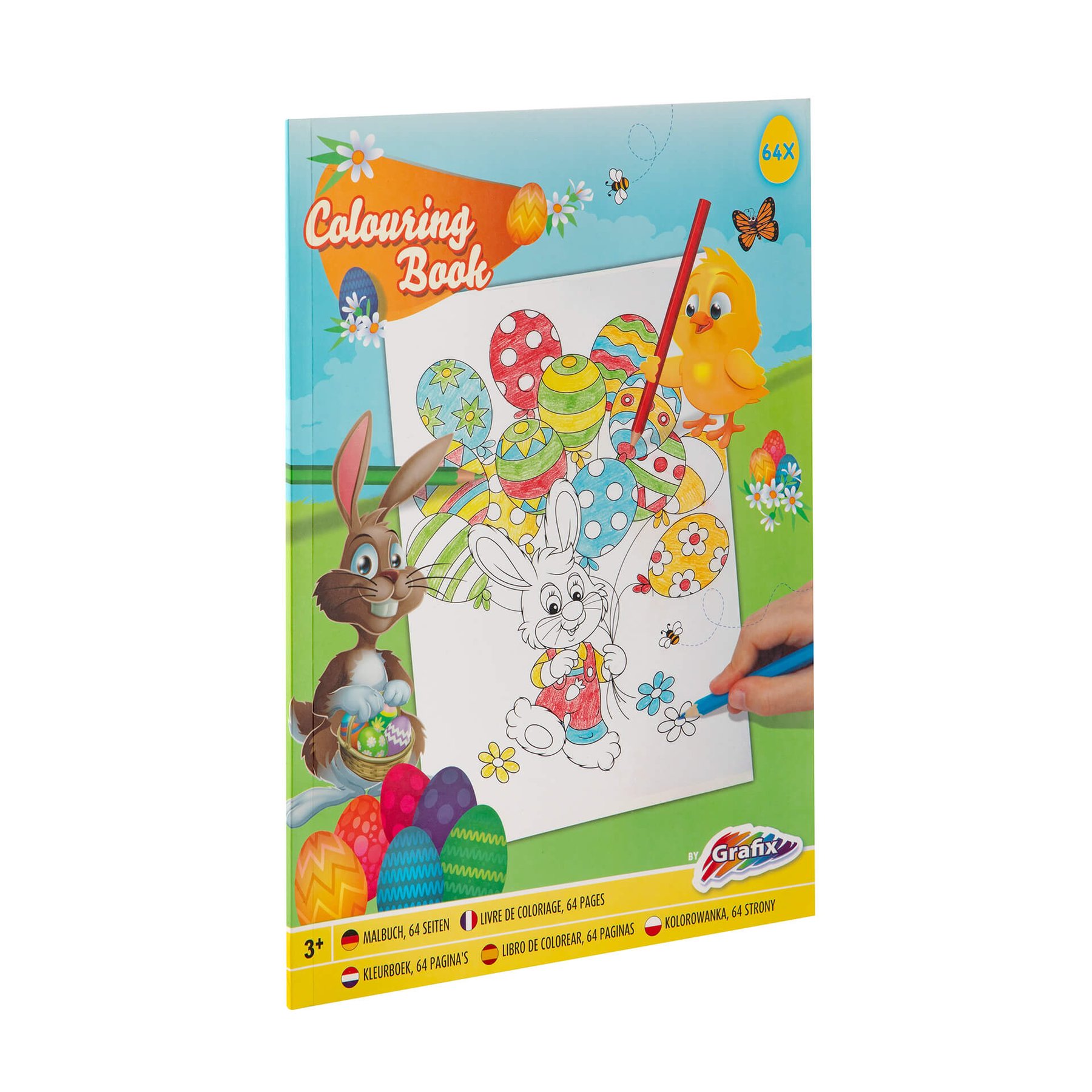 Moxy Coloring Book with Easter Motifs, A4, 64 pages