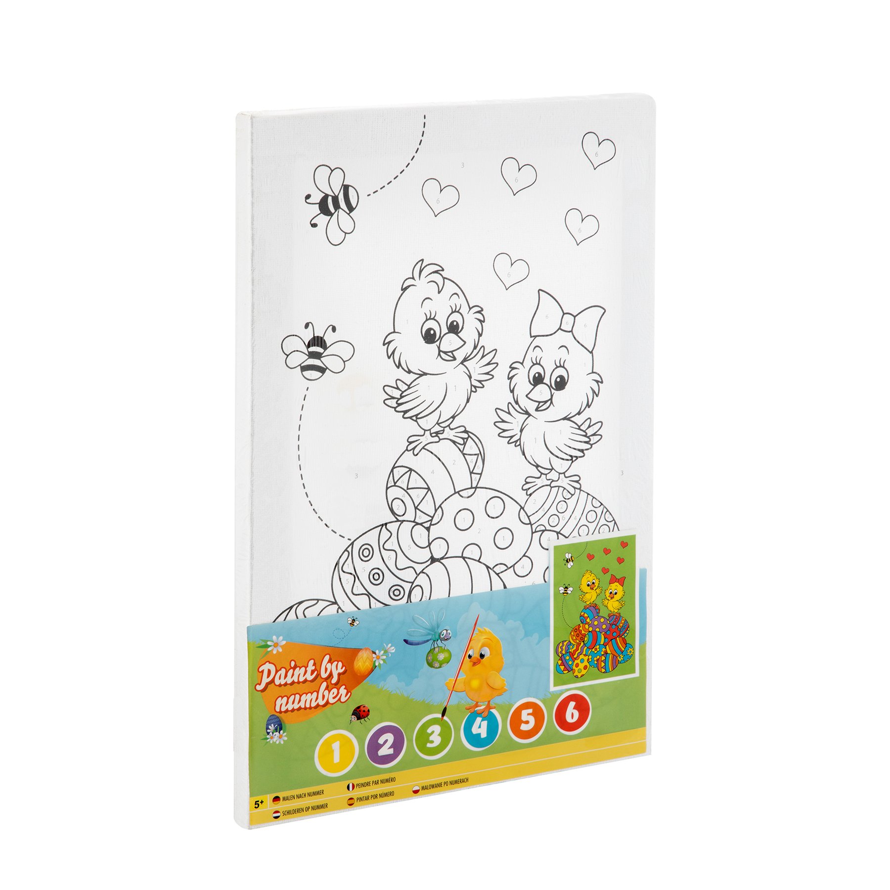 Moxy Paint by numbers canvas Chicks