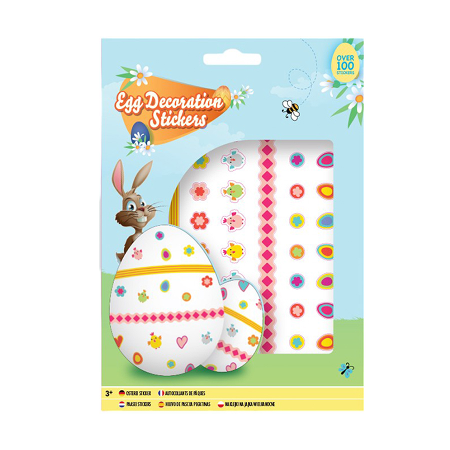 Moxy Stickers for Easter Egg Decoration - Flowers