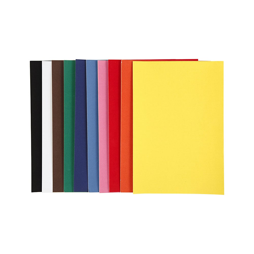Creativ Company Paper, A4, suede, 140 g, 10 sheets