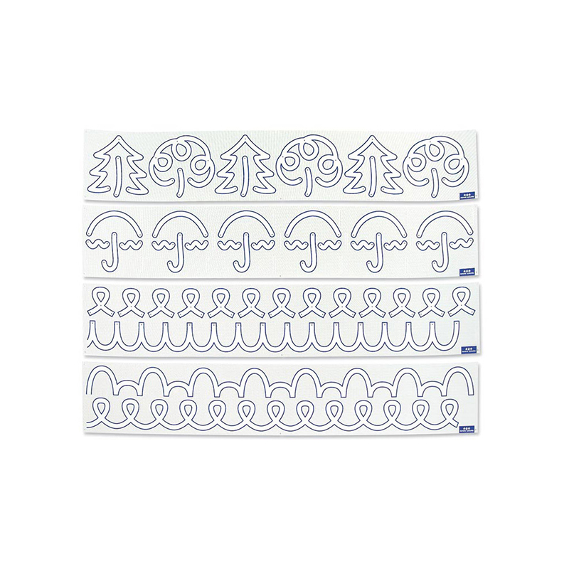 Nowa Szkola Graphomotor Plates Set, blue