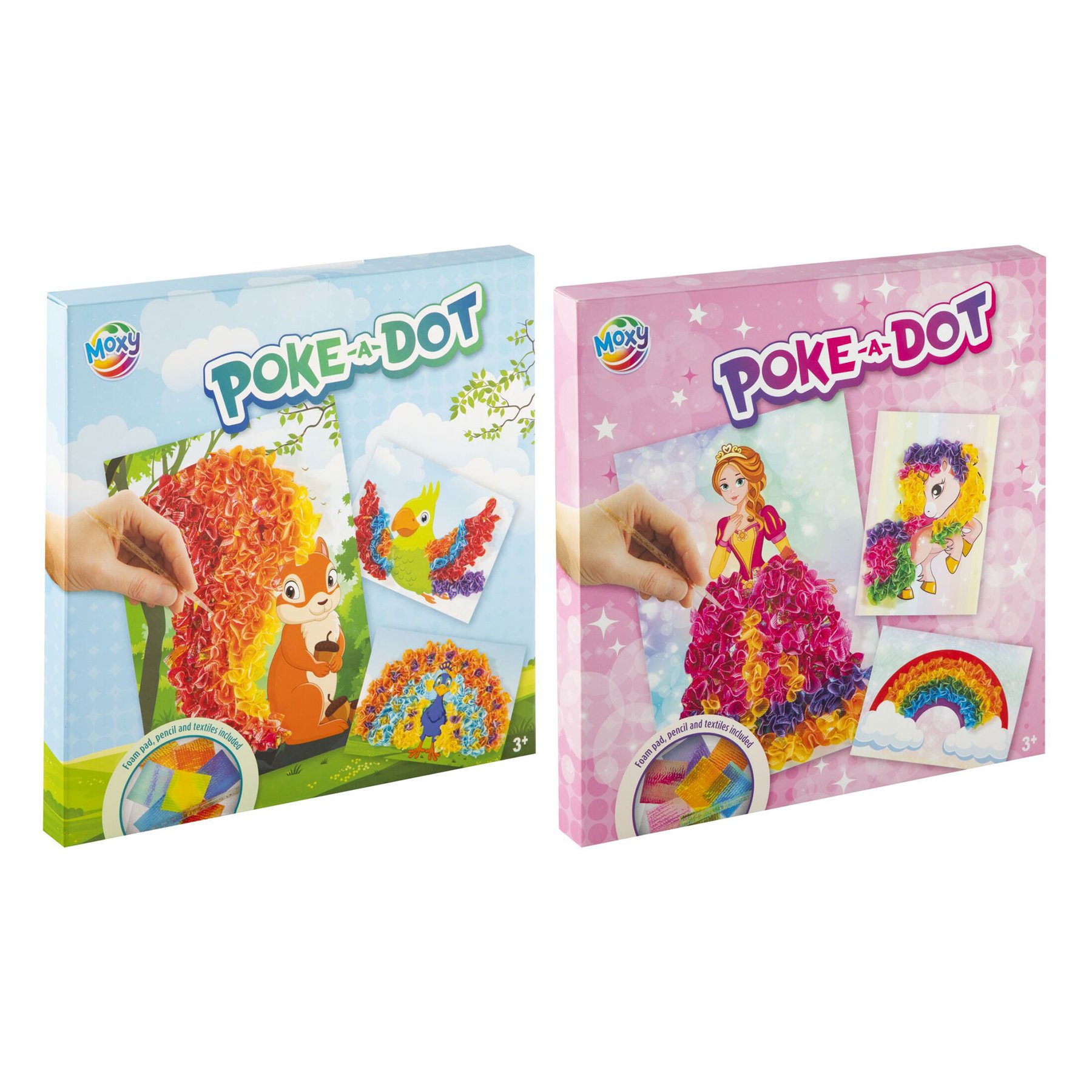 Moxy Creative kit Poke-a-Dot, assorted, 24 pcs
