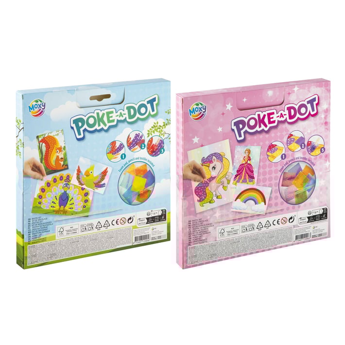Moxy Творчески комплект Poke-a-Dot, асорти, 24 броя