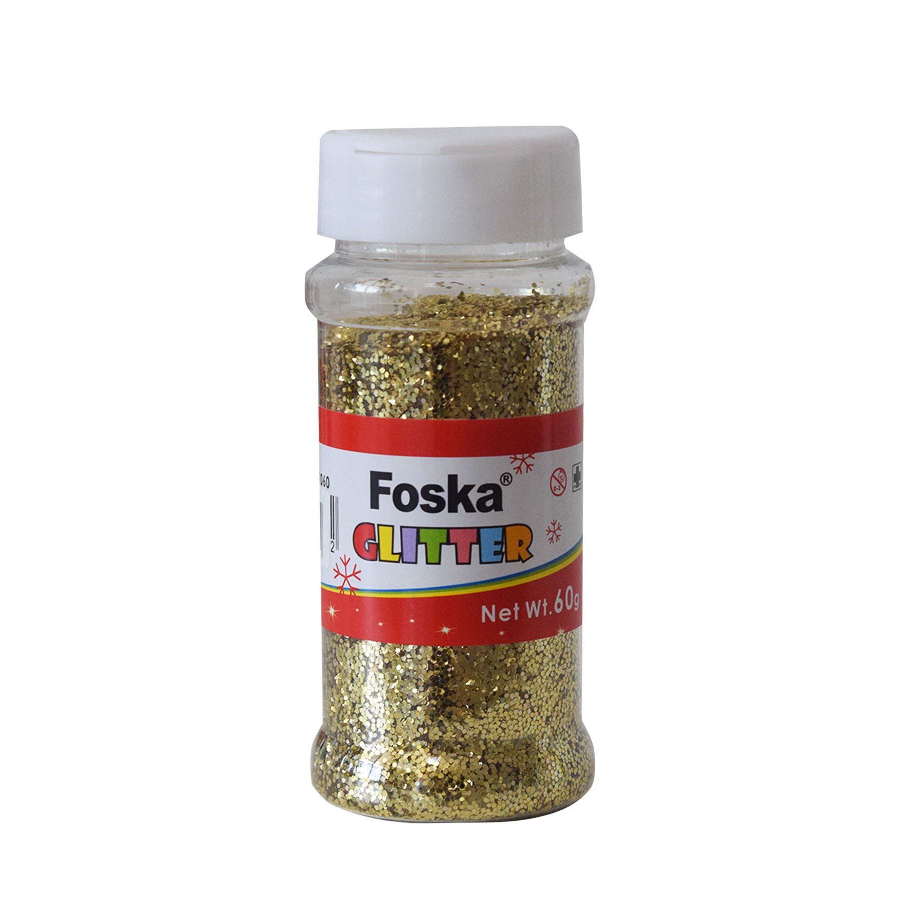 Foska Glitter, 60 g, gold