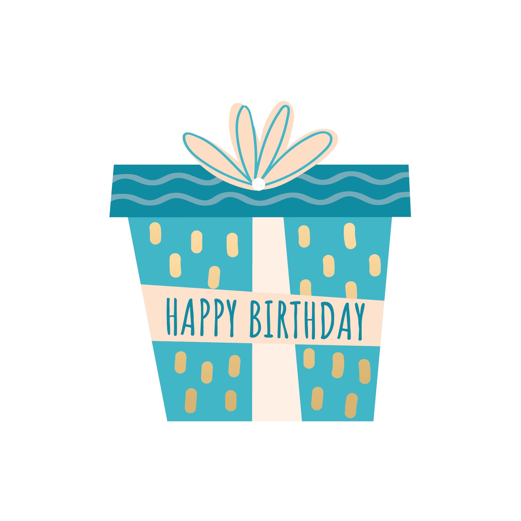 Gespaensterwald Gift tag Happy Birthday