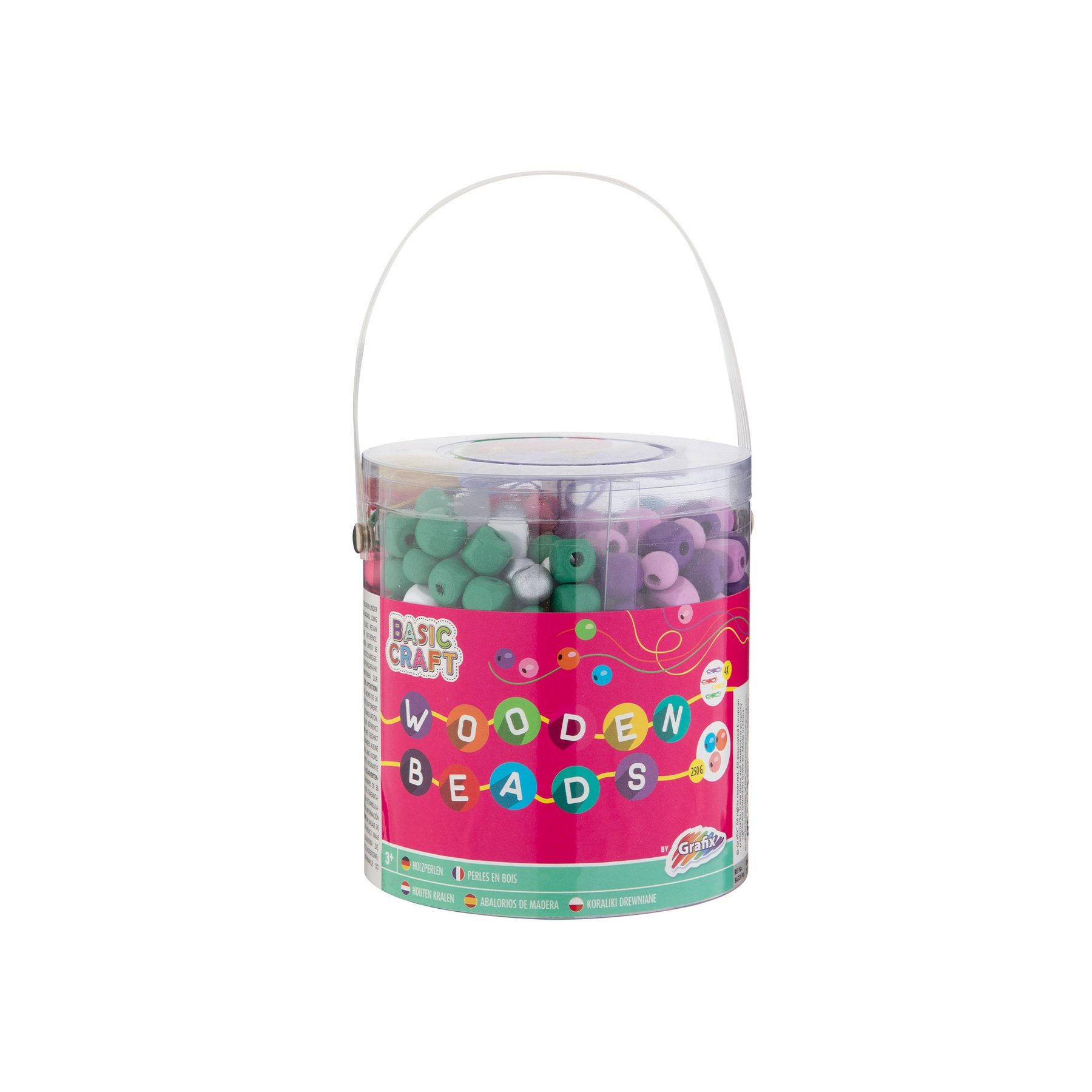 Moxy Wooden beads, 250 g