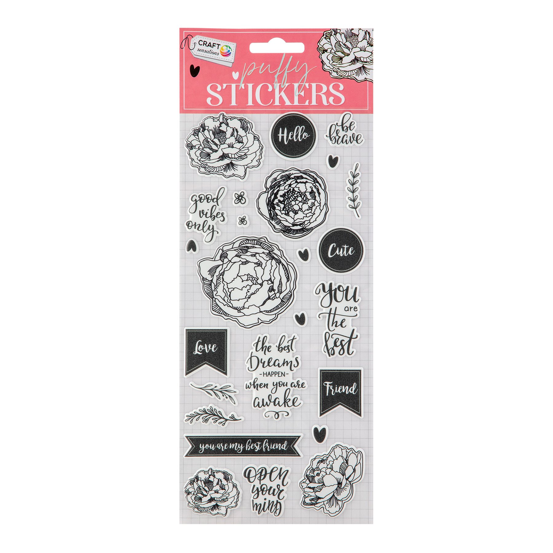 Craft ID Stickers with Love Motifs