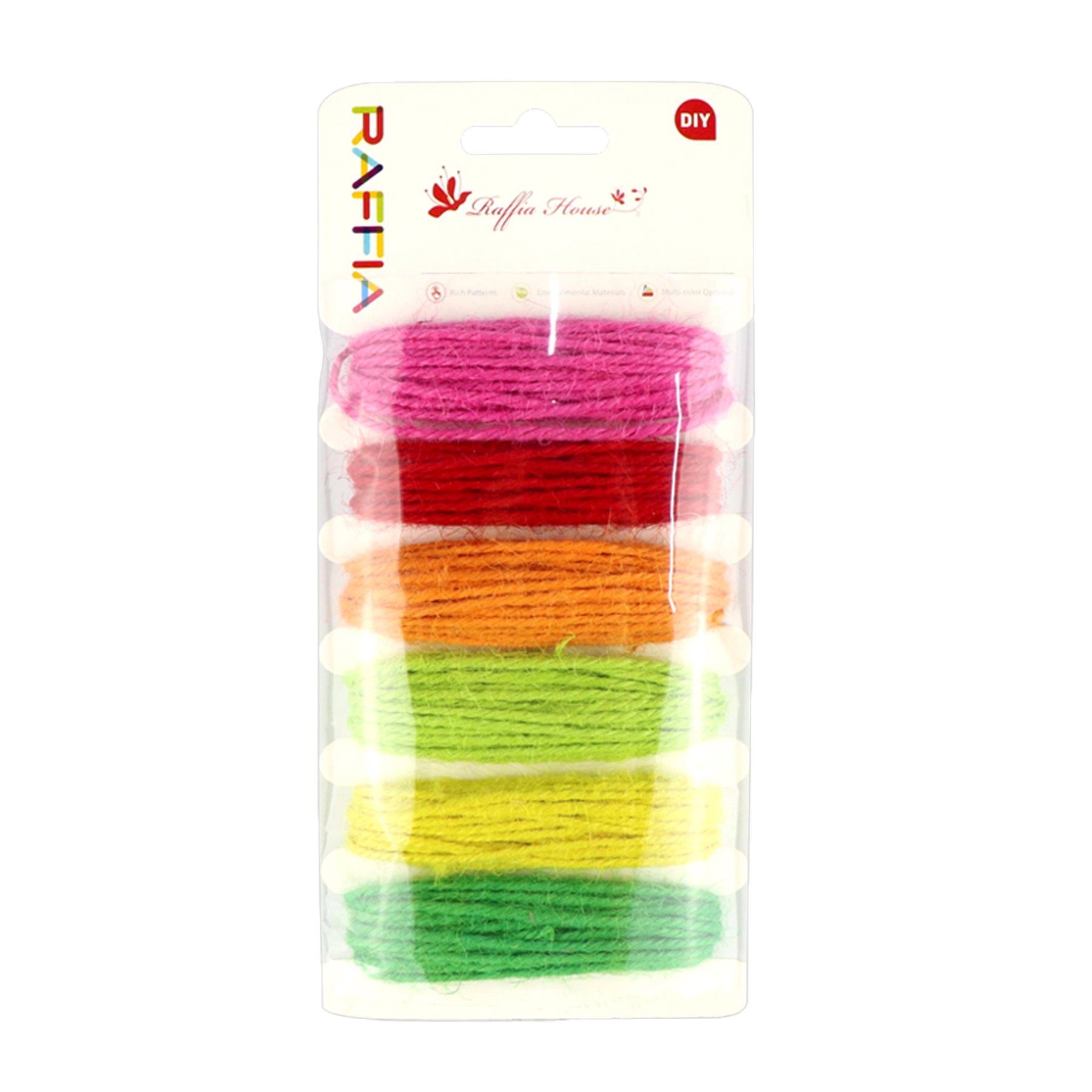 Foska Decorative Ropes, hemp, 5 m, 6 colors