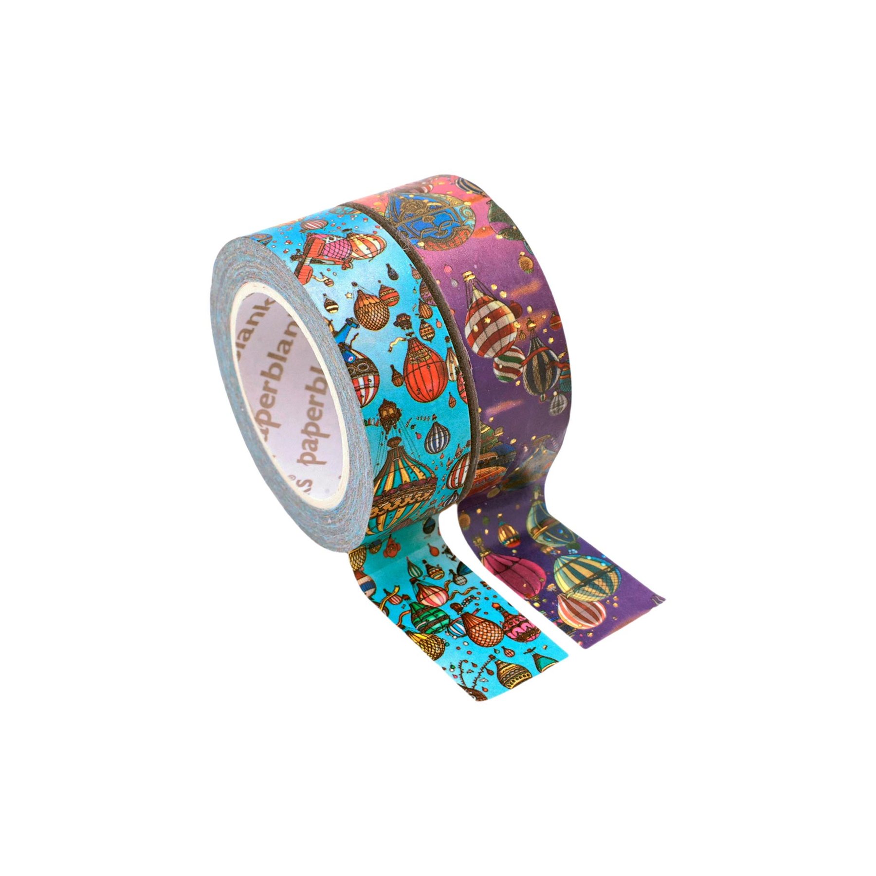 Paperblanks Washi tape Balloon Festival/Sunset Ride, decorative