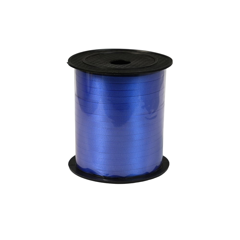 Лента-панделка, гланц, 0.5 cm, 200 m, синя