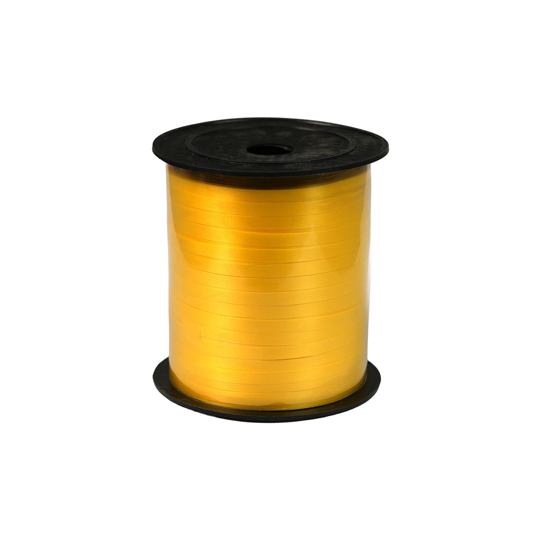Curling ribbon, gloss, 0.5 cm ? 200 m, yellow