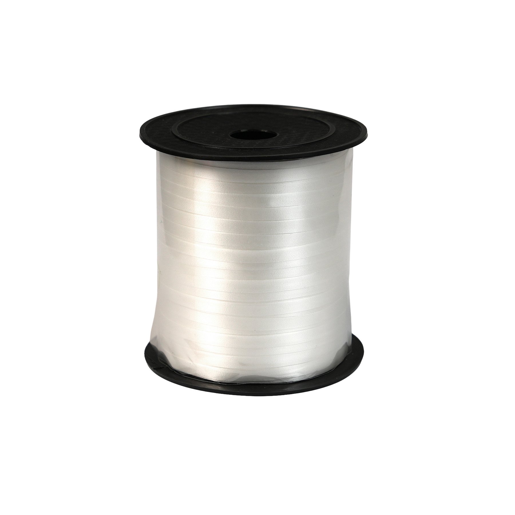 Curling ribbon, gloss, 0.5 cm ? 200 m, white