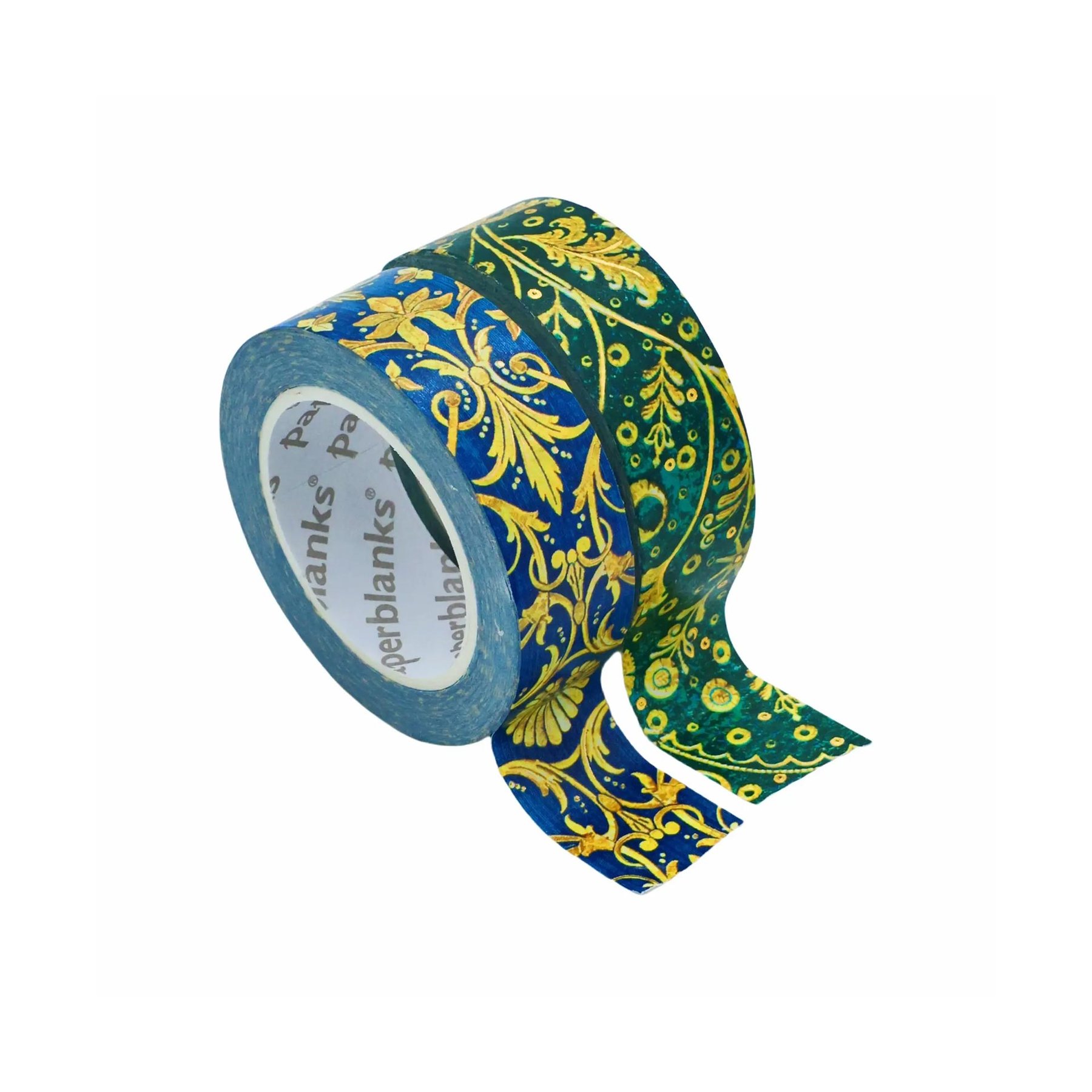 Paperblanks Tape Emerald Flower/Silk Sky, decorative