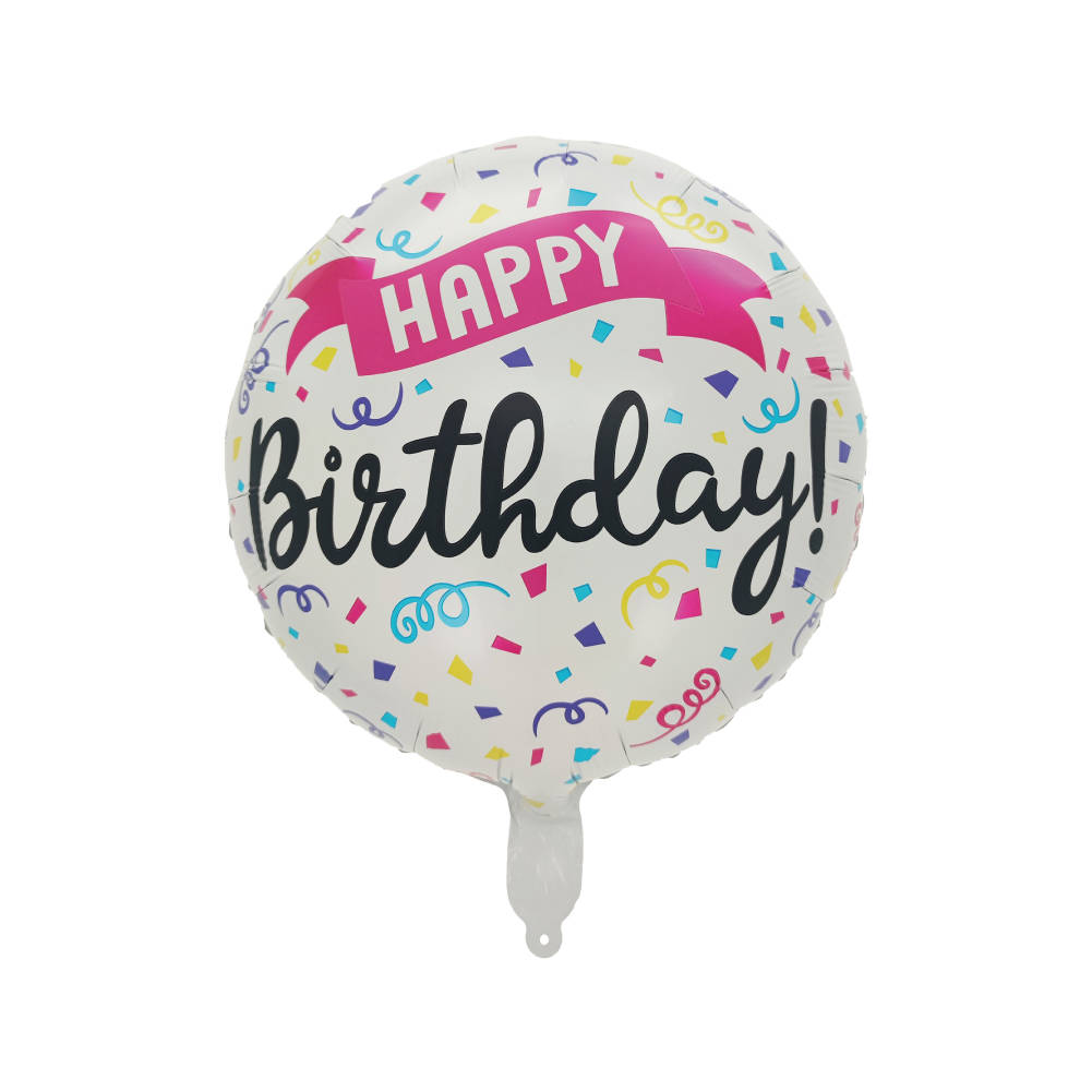 Festa Foil Balloon, Happy Birthday, 45 x 53 cm