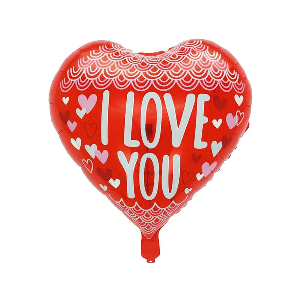Festa Foil Balloon, I love you, heart, 45 x 53 cm