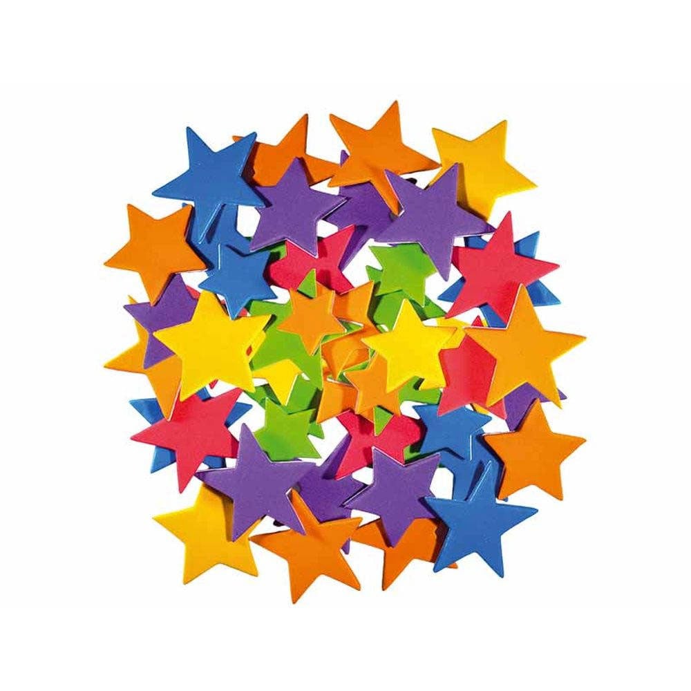 Junior Foam Stars for Decoration, 80 pcs