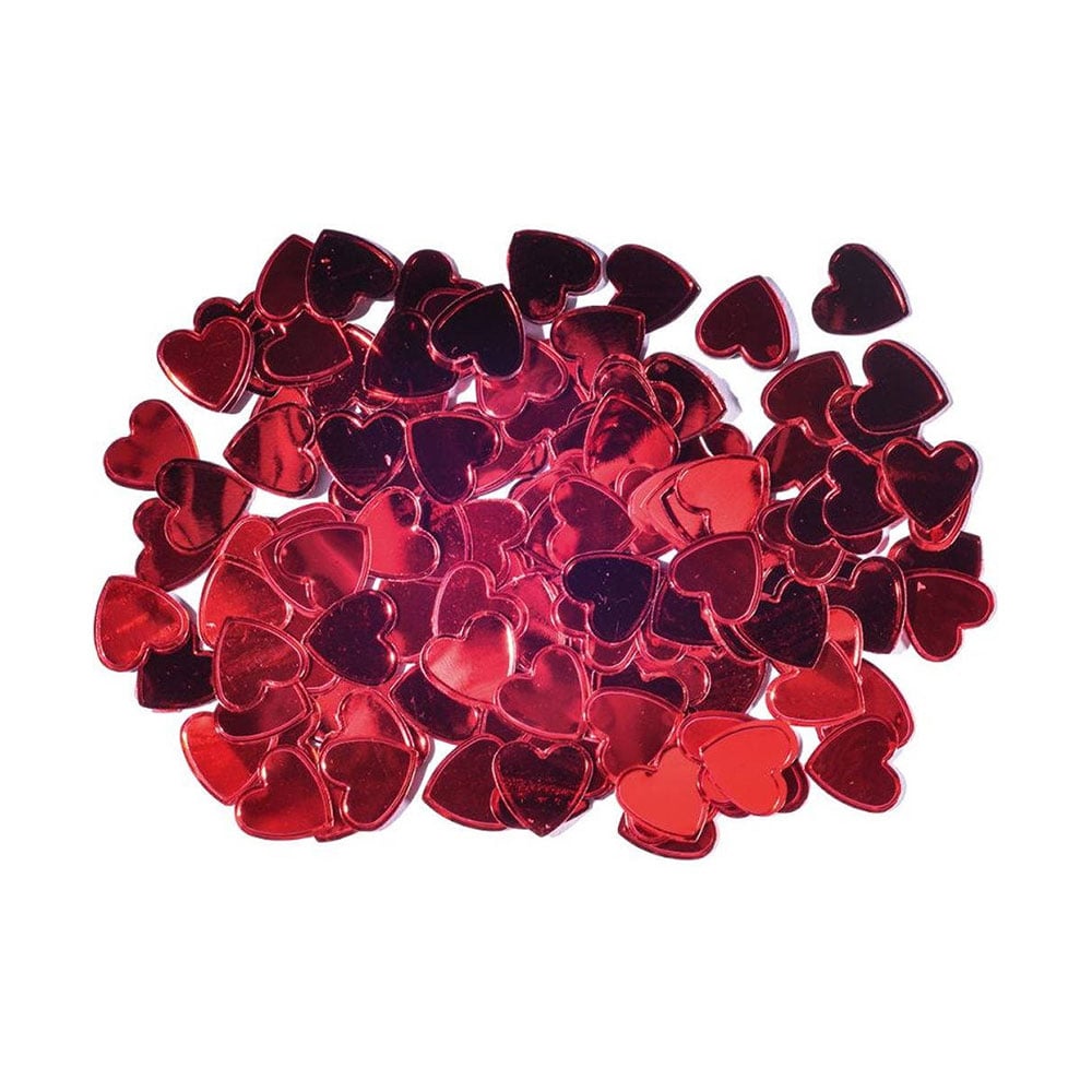 Junior Heart Confetti, red, 15 x 15 mm, 14 g