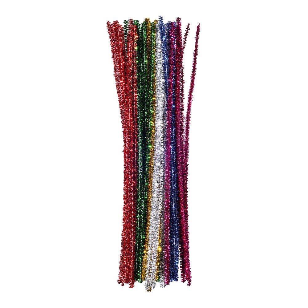 Junior Decorative Ribbon, plush with glitter, 30 cm, 25 pcs
