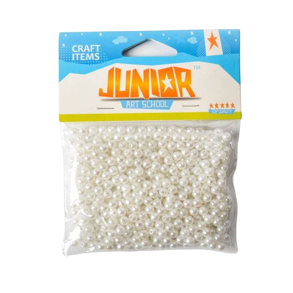 Junior Decorative Pearls, 8 mm, 30 g, white