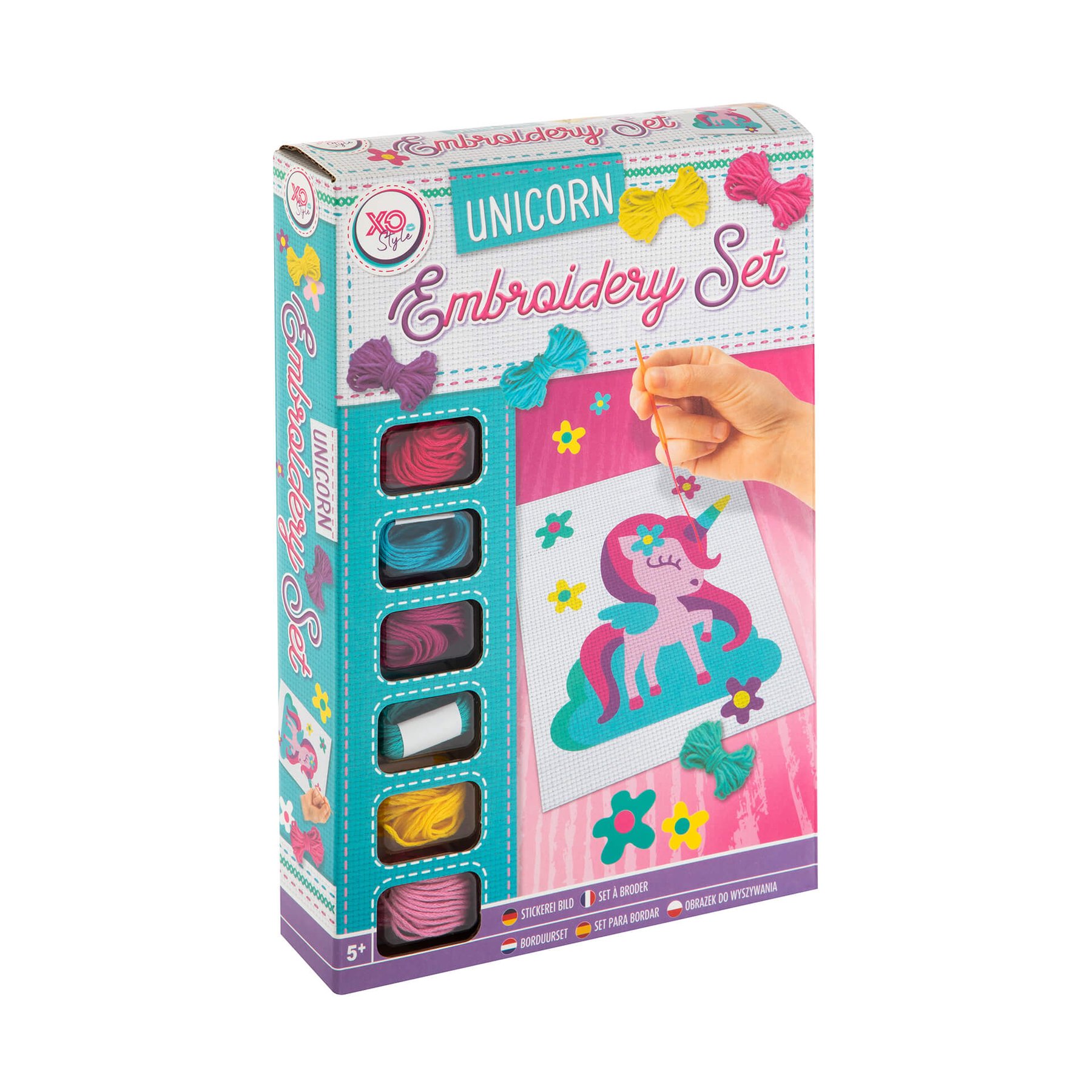 Embroidery kit Moxy Unicorn