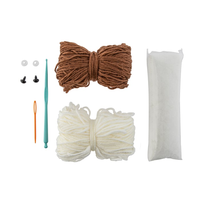 Craft ID Crochet kit Monkey, 15 x 9 x 13.5 cm