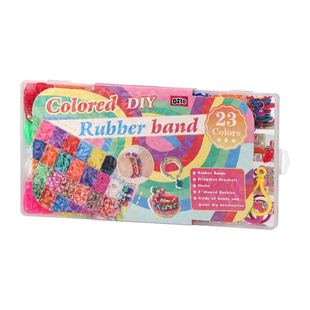 Ozzo Rubber Bands and Beads Jewellery-Making Set