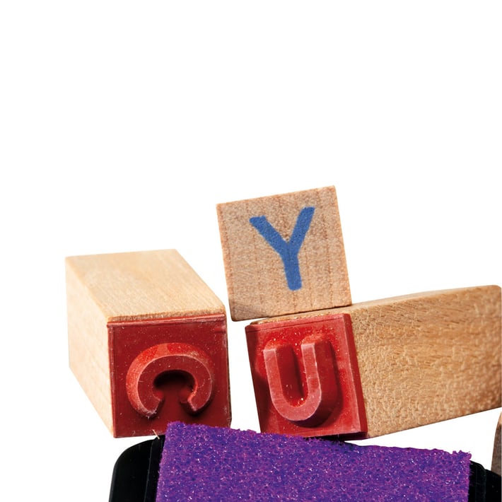 Small Foot Комплект печати, с букви, в чанта